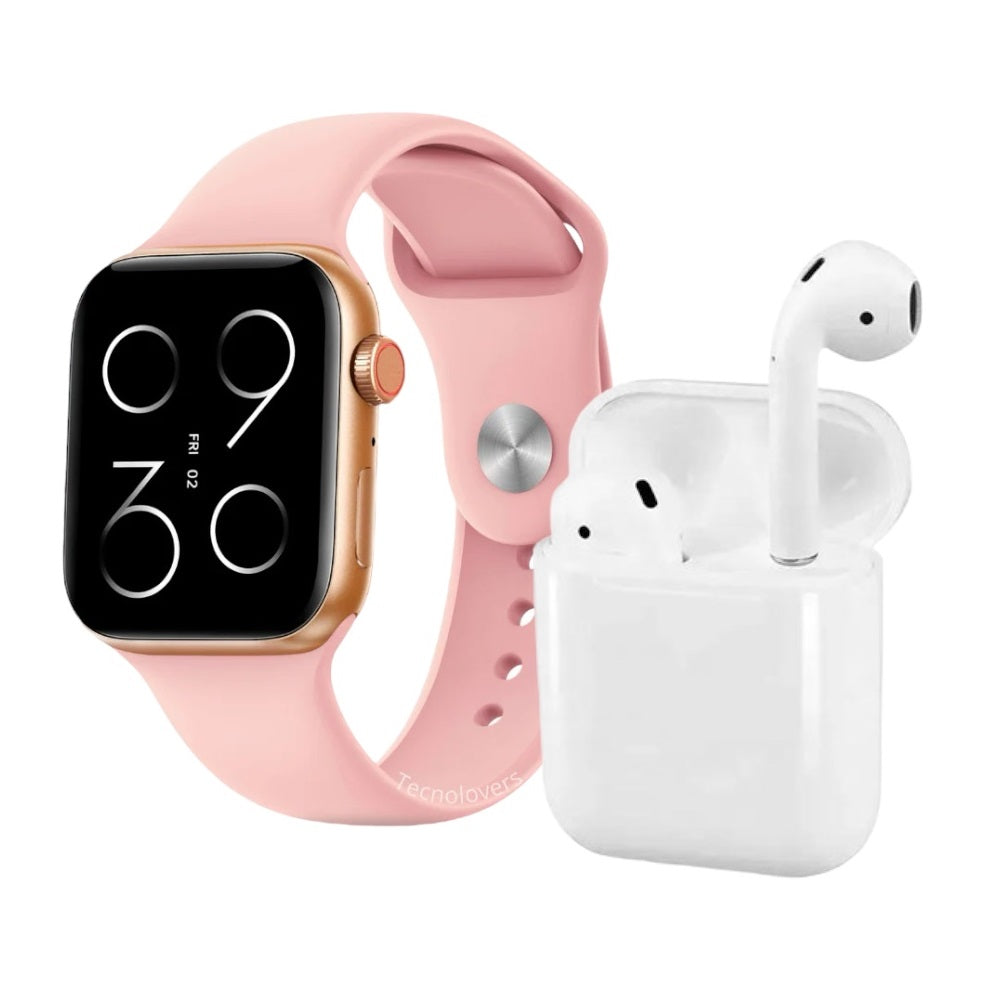 Reloj Inteligente W26 Pro Max + Audifonos