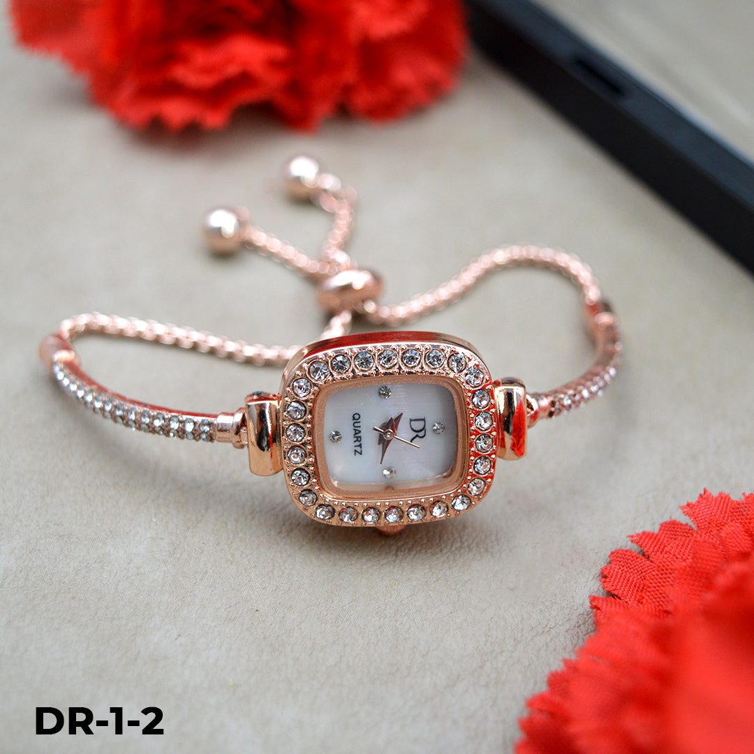 Reloj Pulsera Tipo Joya En Estuche