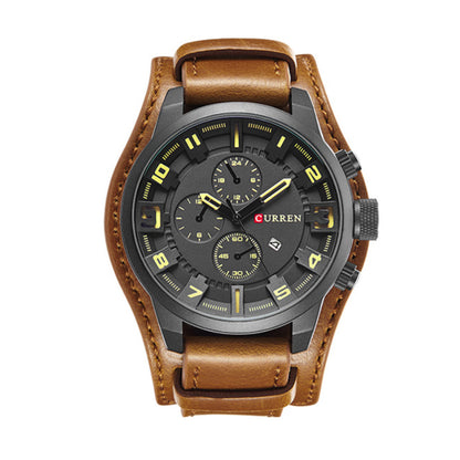 Reloj Curren 8225 Cuero Vintage