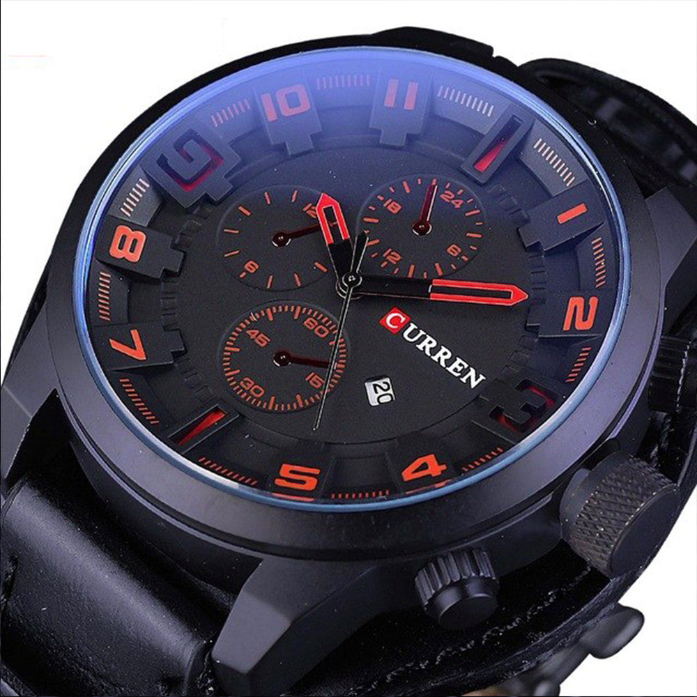 Reloj Curren 8225 Cuero Vintage