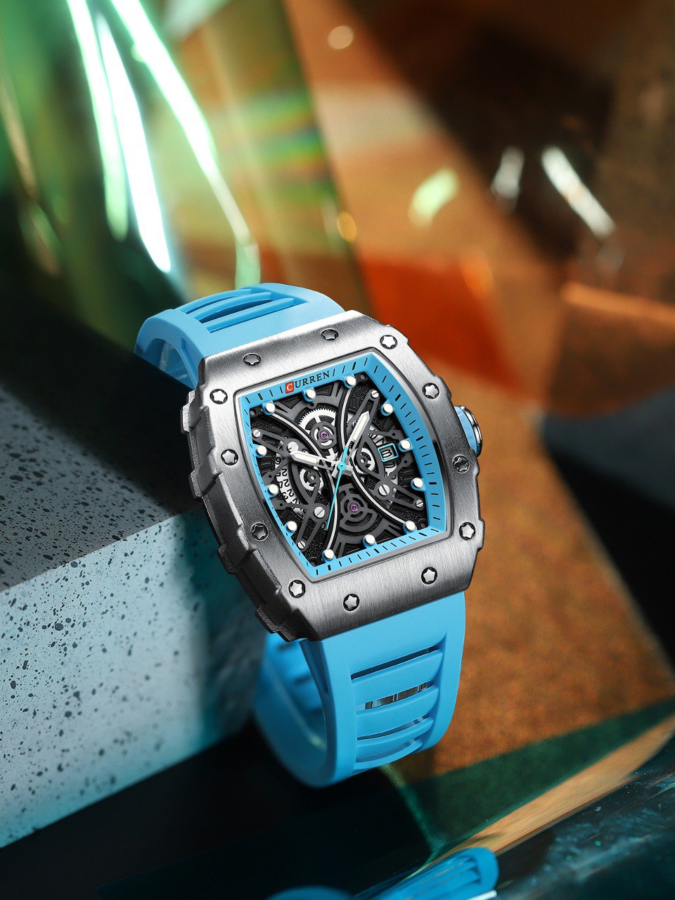 Reloj Curren 8438 Silicona