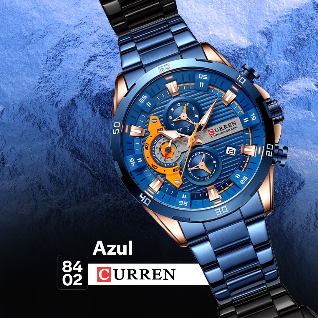Reloj Curren 8402 Cuarzo Acero Inoxidabl