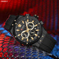 Reloj Curren 8464 Silicona Crono Funcion
